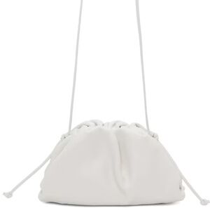 BOTTEGA VENETA White 'The Mini Pouch' Clutch